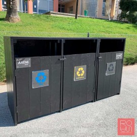 Cobre contenidor Triple TRIPOLI | Plàstic Reciclat Sostenible